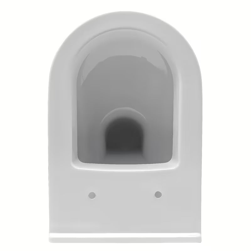 Bílé závěsné WC VitrA S50 s viditelným bočním uchycením