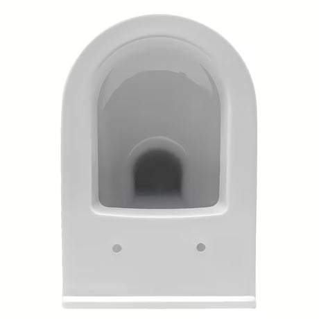 Bílé závěsné WC VitrA S50 s viditelným bočním uchycením