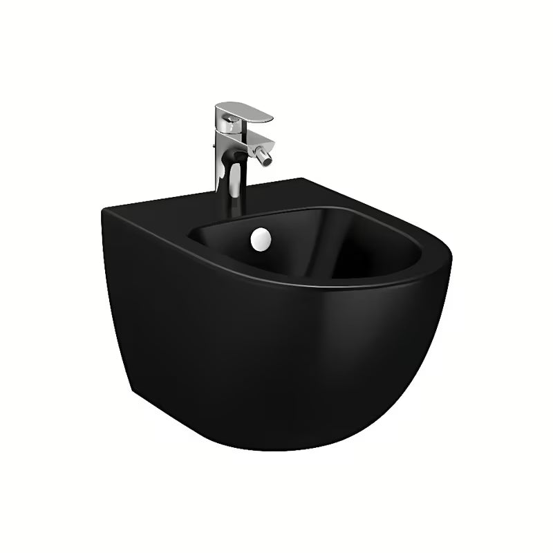 Viseči bide vitra Sento v črni barvi s skritim pritrjevanjem