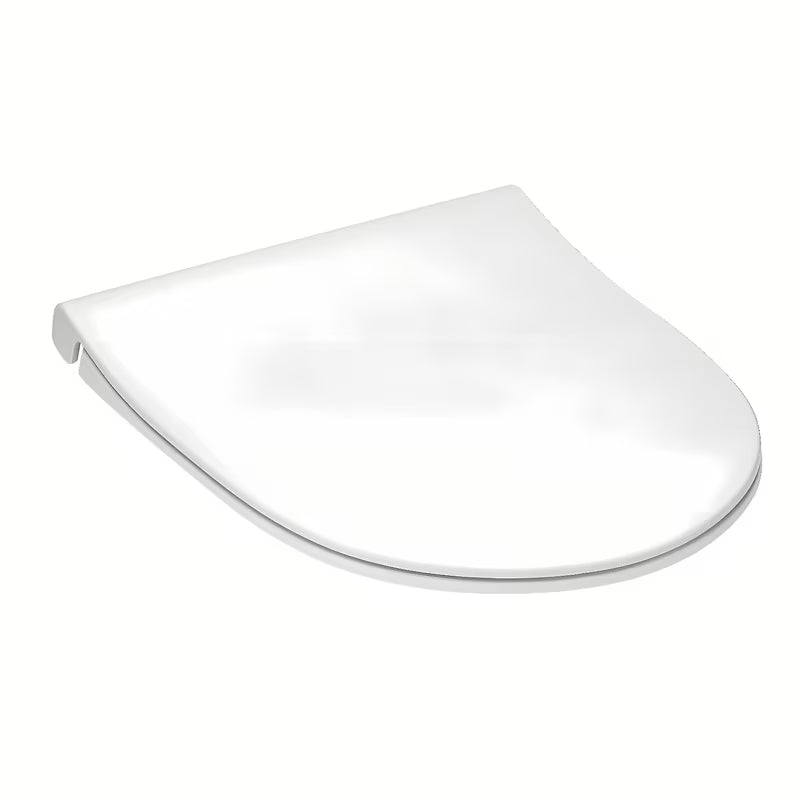 Bílé WC sedátko Vitra Sento z duroplastu se slim designem a technologií SoftClose
