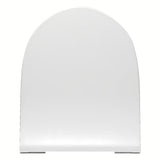 Bílé WC sedátko Vitra Sento z duroplastu se slim designem a technologií SoftClose
