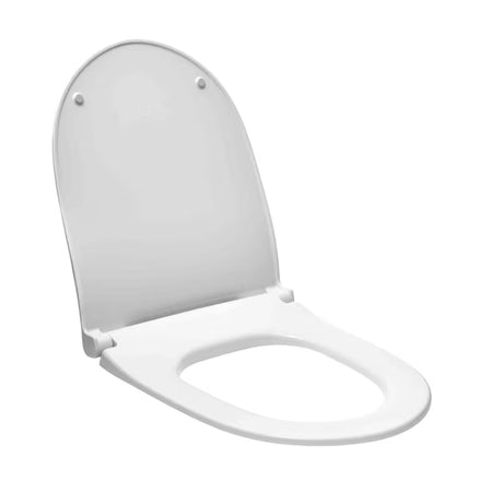 Bílé duroplastové WC sedátko Vitra Sento se SoftClose a rychlým sejmutím Quick Release
