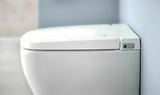 Bílé inteligentní WC s bidetem Vitra V Care 1.1 bez splachovacího okruhu se sedátkem