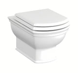Závěsné WC VitrA Valarte v bílé barvě s Rim-ex provedením bez splachovacího okruhu a skrytým uchycením.
