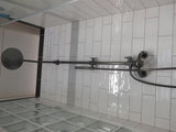 Sprchový systém WF Industrial v povrchové úpravě olejem gumovaný bronz s hlavovou sprchou 20 cm