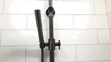 Sprchový systém WF Industrial v povrchové úpravě olejem gumovaný bronz s hlavovou sprchou 20 cm